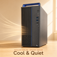İş İstasyonu Seviyesi Ofis Masaüstü Bilgisayarı Hygon 3350 8 Çekirdekli 3.0GHz 16GB 256GB NVME SSD 2GB Grafik Kartlı 15L Kasalı 23.8 İnç Monitörlü Tam Set