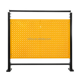 Filet d'isolement d'atelier en gros clôture de protection d'entrepôt logistique tri ceinture d'isolement jaune clôture de filet de stockage mobile - Product Image 4