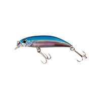 Leurre Minnow 60MM 8.1G avec revêtement laser, appât de pêche artificiel, hameçons triples, pour achigan, truite, perche, matériel de pêche en vrac, fourniture d'usine