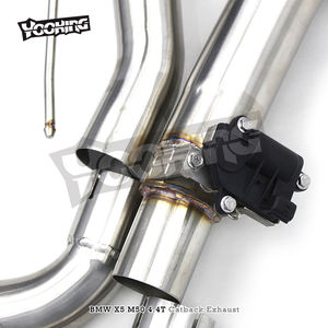 Auto Valvetronic Catback para <span class=keywords><strong>BMW</strong></span> <span class=keywords><strong>X5</strong></span> <span class=keywords><strong>M50</strong></span> 4,4 T G05 2019-2023 SUS304 tubo de escape de acero inoxidable silenciador Catback - Product Image 3