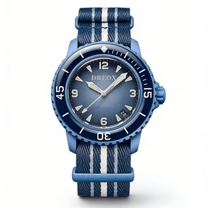 Reloj DREOX en Oferta, Exclusivo con Caja Transparente, Correa de Nailon, Resistente al Agua, Reloj de Pulsera de Cuarzo de Lujo para Hombre - Product Image 5