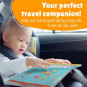 หนังสือเสียง ABC แบบโต้ตอบสำหรับเด็กตัวอักษรภาษาอังกฤษสำหรับเด็กเรียนรู้คำศัพท์กระดานการศึกษาหนังสือเสียง - Product Image 6