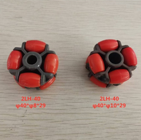Roda Omnidirectional 2LH80 2LH120 Konveyor Roda Omni Roller Konveyor untuk Meja Transfer Mesin Kaca Keramik Batu