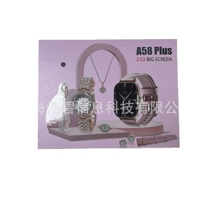 Montre connectée A58 Plus pour <span class=keywords><strong>femme</strong></span>, modèle exclusif, best-seller transfrontalier, avec fonction d'appel et suivi de la fréquence cardiaque - Product Image 5