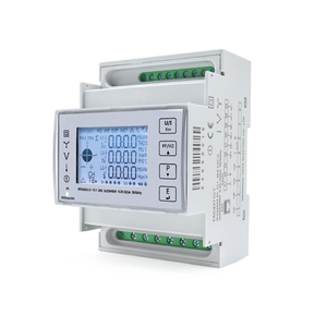 Medidor de Consumo de Energía Bidireccional Trifásico para Riel DIN, Pantalla LCD Retroiluminada, Ethernet TCP, con Transformador de Corriente 100/150/200A TAC4371CT - Product Image 2