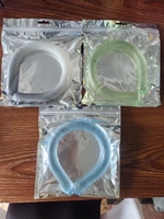 Tube rafraîchissant pour le cou PCM, enveloppes rafraîchissantes portables pour le cou, anneau de refroidissement réutilisable pour le corps, idéal pour l'été