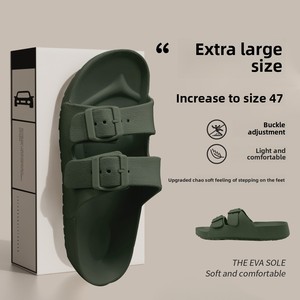 Chaussons décontractés pour femmes à bout ouvert imprimés, grande <span class=keywords><strong>taille</strong></span> <span class=keywords><strong>47</strong></span>, chaussures d'été tendance transfrontalières, livraison directe disponible - Product Image 4