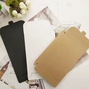 Sobre para Cartera Personalizado de Papel Kraft, Opciones de Color Negro, Blanco y Marrón para Almacenamiento y Organización - Product Image 1