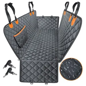 Hot Sale Luxury Travel Waterproof Black Protect Pet Dog Car Seat Cover