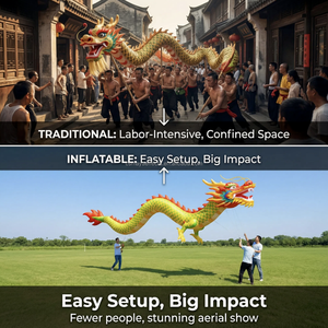 Dragón Inflable RC, Aeronave Personalizada, Exhibición Publicitaria de Dibujos Animados, Dragón Inflable Personalizable, Seguro - Product Image 6