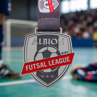 Médailles personnalisées avec logo, en émail, plaquées argent, en alliage de zinc, pour le football, la soccer, les sports, avec logo métallique pour les vainqueurs, récompenses, souvenirs