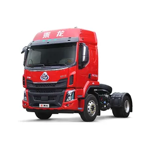 चीन डोंगफेंग यूरो 5 नई 4x2 छोड़ दिया ड्राइव 340hp ट्रेलर ट्रक सिर चीनी 4 पहियों भारी शुल्क ट्रैक्टर ट्रक के लिए रसद