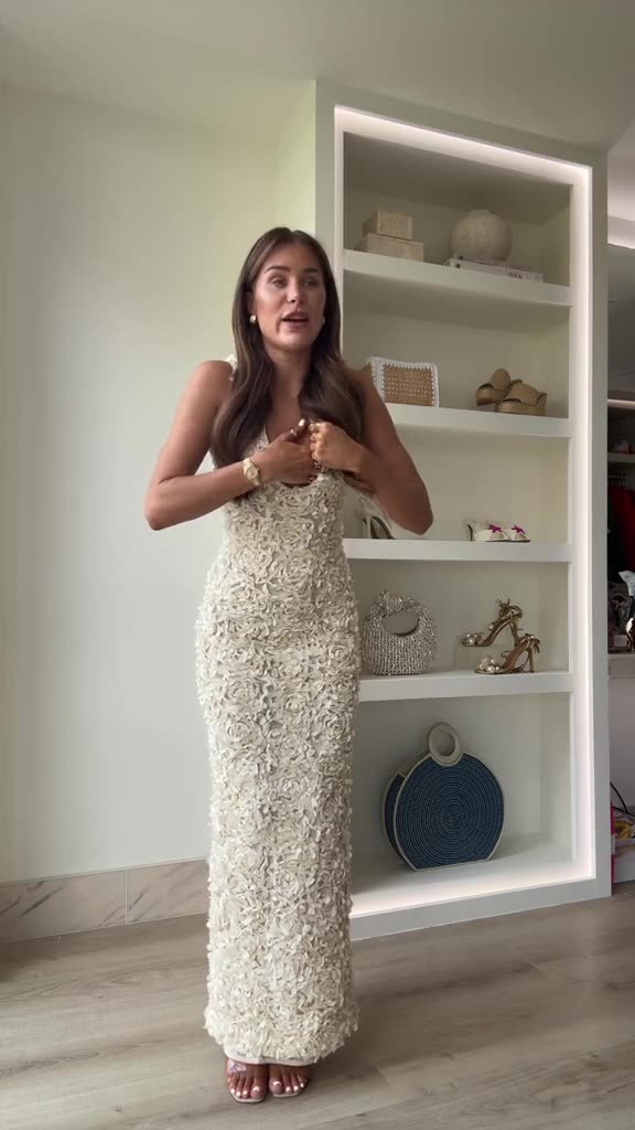 Women Unique White Dress Featuring Intricate Flower Details Spotlight in  Any Event Sleeveless Dresses Women Summer Clothes| Alibaba.com