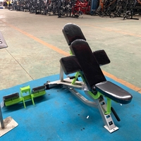 Équipement de fitness pour la gym : Banc de musculation 3-en-1 réglable (incliné, plat, décliné)