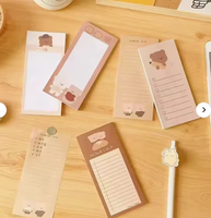 Proveedor escolar de alta calidad, creativo de lujo, Kawaii Anime, notas adhesivas reutilizables, Bloc de notas adhesivas, fabricante de notas