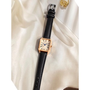 Montres pour femmes de luxe vintage à mouvement à quartz carré en alliage, avec cadran à aiguilles et chiffres romains, prix d'usine - Product Image 3