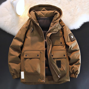 Chaqueta gruesa de plumón resistente al frío para adolescentes y overoles - Product Image 1