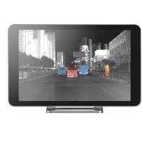 Système de vision nocturne thermique IA 7 pouces pour véhicules, caméra infrarouge 256x192, assistance à la conduite double spectre, enregistrement DVR