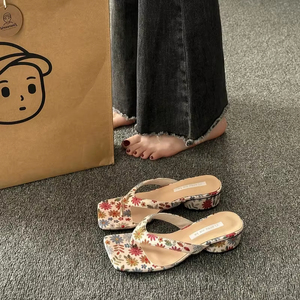 Sandalias de Verano con Punta Descubierta y Tacón de Cuña para Mujer 2026, Elegantes, Casuales, para Playa y Exteriores - Product Image 4