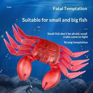 Leurres en plastique souple de haute qualité pour crabes, appâts artificiels réalistes, accessoires de pêche pour la pêche en <span class=keywords><strong>eau</strong></span> salée - Product Image 5