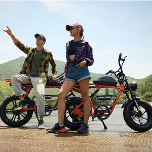 Bicicleta Eléctrica de <span class=keywords><strong>Montaña</strong></span> Rosa de 20 Pulgadas con Suspensión Completa, Largo Alcance, Todoterreno, Doble Batería, Envío Gratis, Precio Económico - Product Image 5