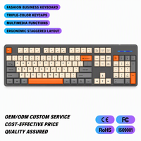Nouveau clavier et souris filaires USB en plastique, combo 104 touches à membrane pour ordinateur portable/bureau/maison