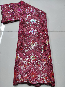 Última tela africana George Basin Riche para material de vestido de novia - Product Image 2