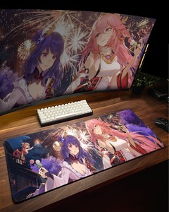 OEM tùy chỉnh thiết kế logo XXL XL lớn màu đen cao su Anime Chuột chơi game Pad Mat bán buôn cho Game thủ sản phẩm trong kho - Product Image 6