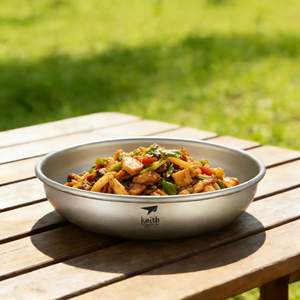 Plaque en titane pur écologique de qualité supérieure 2000 ml, ultralégère, sablée, gris argenté, portable pour camping, escalade, usage domestique et urbain - Product Image 1