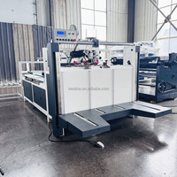 Machine plieuse-colleuse semi-automatique pour la fabrication de boîtes en carton, machine plieuse-colleuse chinoise, petite machine plieuse-colleuse