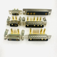 Conector D-sub Automotriz de Alta Corriente 10A-40A para Soldadura PCB, Macho/Hembra Opcional, Hongsheng China
