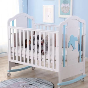 Cuna de Madera Multifuncional 6 en 1 de Alta Calidad Europea Moderna, Cuna Cómoda para Bebés, Muebles para Niños Pequeños, Uso en Hoteles - Product Image 3