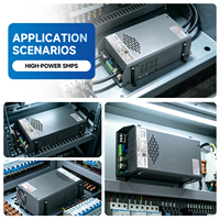 Alimentation à découpage simple 24V 50A RS485 avec contrôle de signal analogique (tension/courant 0-5V, 0-10V) et tension d'entrée 180-264V, puissance 1000W-5000W