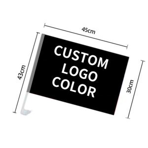 Banderas de Ventana para Auto de Canadá, Personalizadas, 100% Poliéster, Impresión Digital, Ajustables, Venta al Por Mayor, 12''x18'' 30x45cm, Oferta YF - Product Image 3