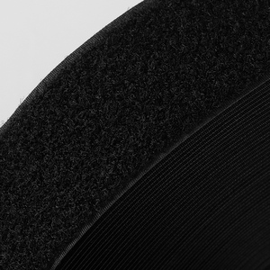 Bán buôn 100% nylon may-on móc và vòng lặp băng cho quần áo may hành lý túi buộc DIY may Phụ Kiện Màu Đen - Product Image 4