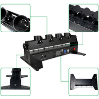 Igreslite Lanceur de Confettis Électrique à 4 Têtes DMX512 avec Télécommande pour Mariage, Fête, DJ, Révélation du Sexe et Événements