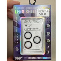 Nouveauté 2025 – Protection d'Objectif de Caméra Résistante aux Chocs pour iPhone 15 Pro Max, 16 et 17 – Accessoire pour Téléphone Mobile