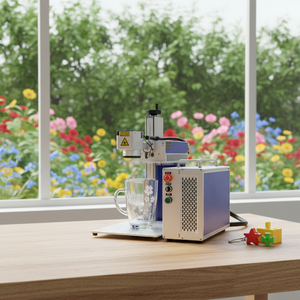 เครื่องเลเซอร์ Focuslaser รุ่นใหม่ ความแม่นยำสูง 355nm 600W UV สำหรับทำเครื่องหมาย รองรับ AI ระบายความร้อนด้วยอากาศ แบบตั้งโต๊ะ สำหรับไม้ หนัง ยาง รองรับไฟล์ DXF - Product Image 1