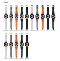 Neu im Sortiment: Flüssigsilikon-Armband im AP-Stil mit Metallschnalle, 45mm 49mm Unisex-Armband für Apple Watch Ultra2 Serie 11 10 9 8 7 6 5