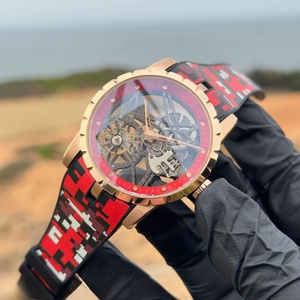Nouvelle Montre Mécanique Automatique pour Homme 2026, Tourbillon Coloré Tendance 42mm, Haute Qualité, Creuse, Loisirs et Sport - Product Image 5