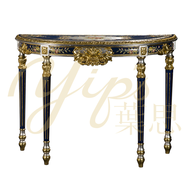 Yips LD-1503-1292 Hand Painted Antique-look Europe Classical Console Table