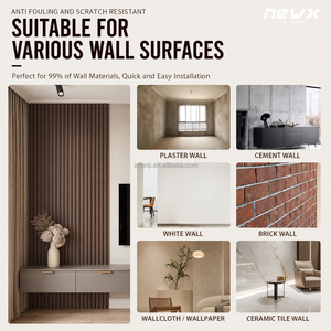 Panneau mural en <span class=keywords><strong>bois</strong></span> véritable, écologique, lambris en <span class=keywords><strong>bois</strong></span> massif, revêtement intérieur résidentiel de qualité supérieure - Product Image 6