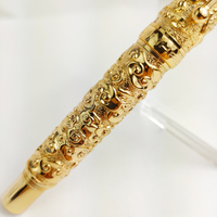 Jinhao — stylo cadeau de luxe, motif colonne ornementale en or, stylo fontaine lourd de luxe, calligraphie, nouveauté, JXC189