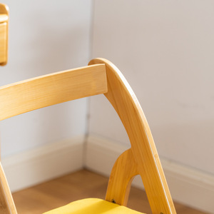 Children's <b>Chair</b> Height Adjustable Wooden <b>Study</b> <b>Chair</b> With Backrest For Home Kids Room Scandinavian Style - Product Image 4