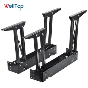 Mesa plegable bisagra muebles ascensor Hardware de elevación para Rack de café, mesa de computadora VT-WT01-01