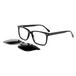 Acetat-Rahmen Polarisierte Bestseller Magnetische Clip-On TAC Sonnenbrillen Sofort Lieferbar Individuelles Logo Rechteckig Quadratisch UV400 Schutz - Product Image 3