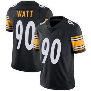 Hommes Jeunesse 3 <span class=keywords><strong>Russell</strong></span> Wilson 2 Justin Fields T.J. Watt Najee Harris George Pickens Roethlisberger Maillot de football cousu S-3XL - Product Image 5