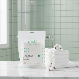 Toalla de Baño Suave y Portátil <span class=keywords><strong>Fado</strong></span> White, Toalla Facial Desechable Biodegradable No Tejida para el Cuidado de la Piel - Product Image 1