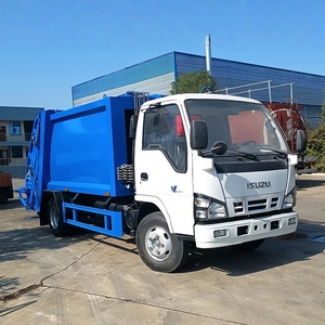 Isuzu 600P 4x2 6000L Diesel Manual High Performance Rear Loader <b>Waste</b> Truck Garbage Compactor for Sale - Product Image 3