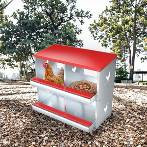 Hot Bán Durable Kim Loại Trứng Đẻ Hộp Dễ Dàng Để Làm Sạch Mạ Kẽm Gà Vịt & Ngỗng Làm Tổ Hộp Điều Kiện Mới - Product Image 2